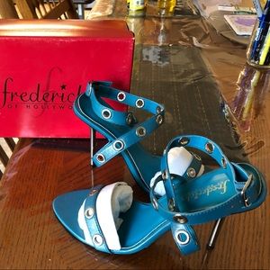 Frederick’s of Hollywood Blue shoes